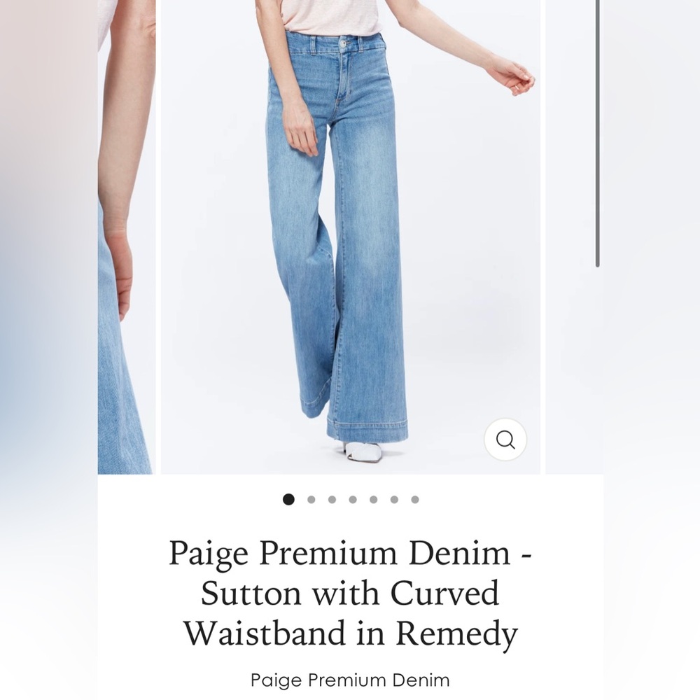 PAIGE Premium Denim Sutton Wide-leg Jeans